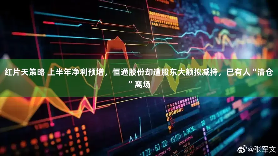 红片天策略 上半年净利预增，恒通股份却遭股东大额拟减持，已有人“清仓”离场