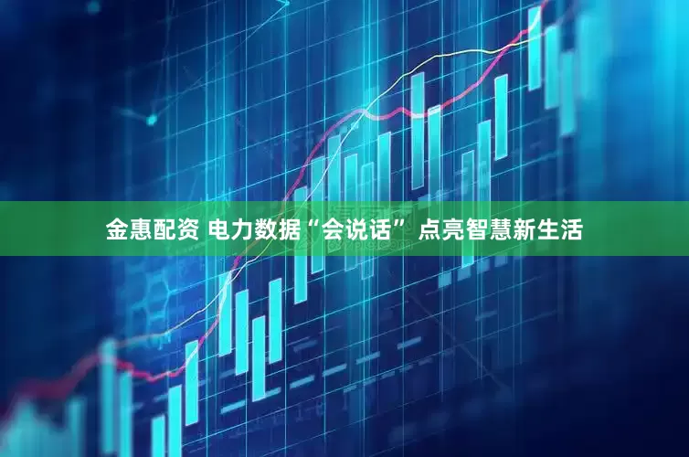 金惠配资 电力数据“会说话” 点亮智慧新生活