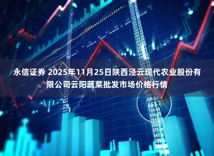 永信证券 2025年11月25日陕西泾云现代农业股份有限公司云阳蔬菜批发市场价格行情