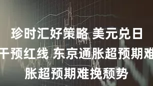 珍时汇好策略 美元兑日元逼近干预红线 东京通胀超预期难挽颓势